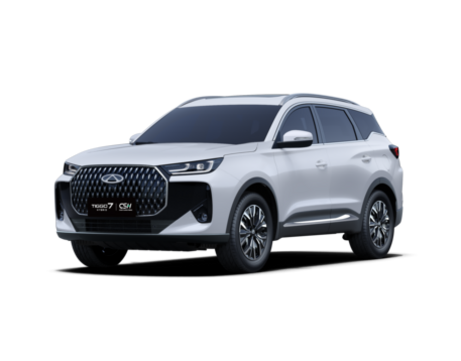 CHERY TIGGO 7 HEV – biały SUV z samoładującym napędem hybrydowym